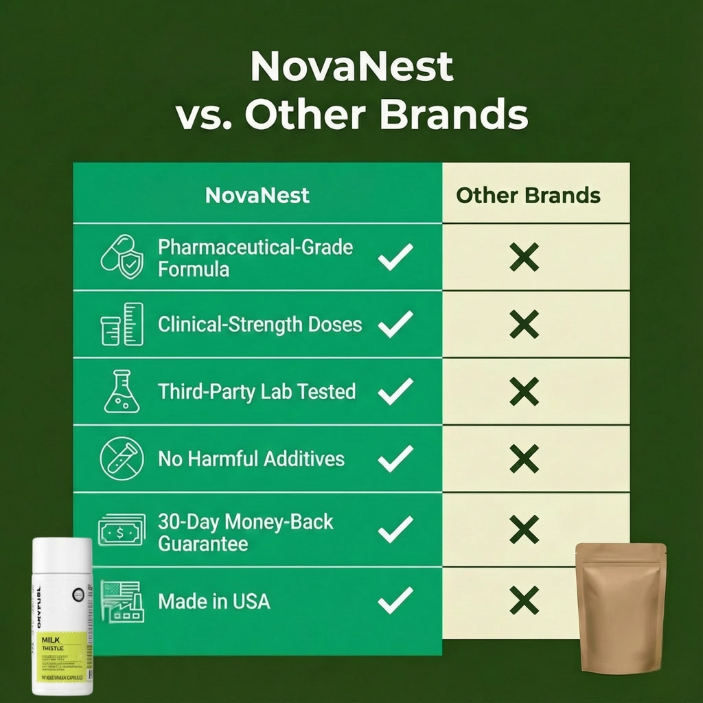 NovaNest™ Milk Thistle Liver Detox & Colon Cleanse